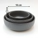 #AA5905GY; Ceramic 6" soup bowl - GY #KLS