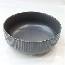 #AA5905GY; Ceramic 6" soup bowl - G..