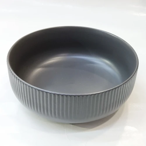 #AA5905GY; Ceramic 6" soup bowl - GY #KLS