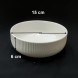 #AA5905WT; Ceramic 6" soup bowl - WT #KLS