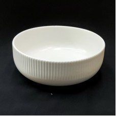 #AA5905WT; Ceramic 6" soup bowl - W..