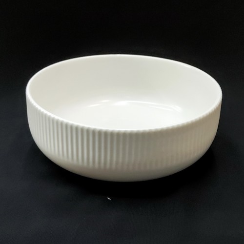 #AA5905WT; Ceramic 6" soup bowl - WT #KLS