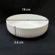 #AA5906WT; Ceramic salad bowl 7" - WT #KLS