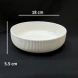 #AA5906WT; Ceramic salad bowl 7" - WT #KLS