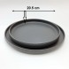 #AA5907GY; Ceramic plate 8" - GY #KLS