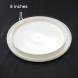 #AA5907WT; Ceramic plate 8" - WT #KLS