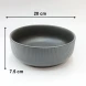 #AA5908GY; Ceramic 8" soup bowl - GY #KLS