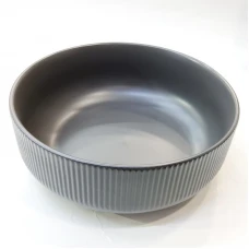 #AA5908GY; Ceramic 8" soup bowl - G..