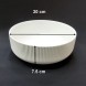 #AA5908WT; Ceramic 8" soup bowl - WT #KLS           