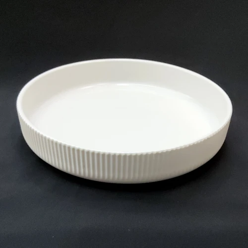 #AA5909WT; Ceramic soup plate 8" - WT #KLS