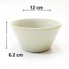 #AA6503; Ceramic bowl 4.5" #AS