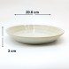 #AA6505; Ceramic plate 8" #AS  