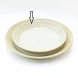 #AA6505; Ceramic plate 8" #AS  