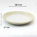 #AA6506; Ceramic plate 10" #AS