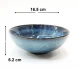 #AA6601; Ceramic salad bowl 6.8" #YJL