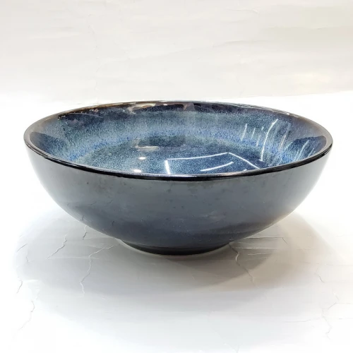 #AA6601; Ceramic salad bowl 6.8" #YJL