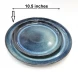 #AA6604; Ceramic plate 10.5" #YJL 