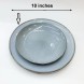 #AA6701; Ceramic plate 10.5" round - QX 