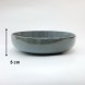 #AA6706; Ceramic deep plate 7.5" - QX