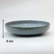 #AA6707; Ceramic deep plate 8.75" - QX 