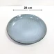 #AA6708; Ceramic plate 8" - QX 