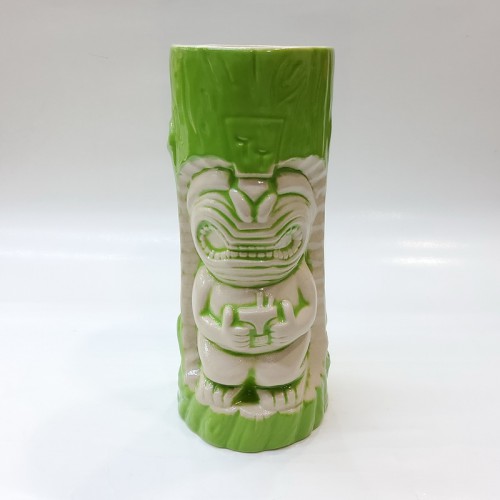 #AB0311; Ceramic tiki cup 460ml