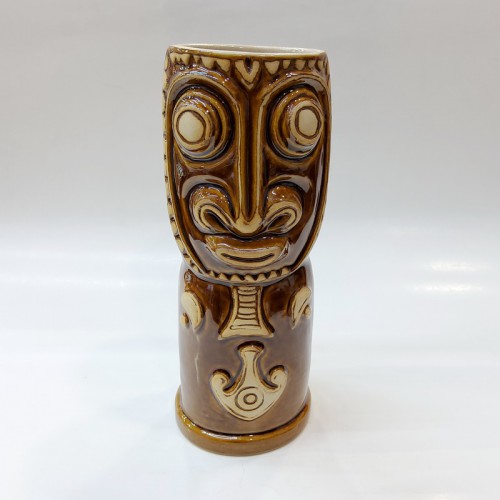 #AB0328; Ceramic tiki cup 450ml