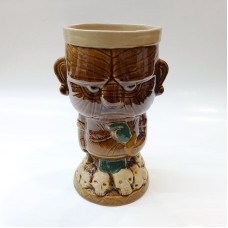 #AB1852; Ceramic tiki cup 400ml..