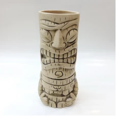 #AB1913; Ceramic tiki cup 450ml..