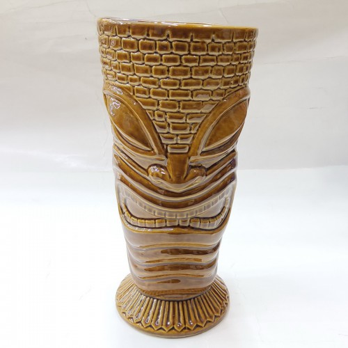 #AB1920; Ceramic tiki cup 350ml