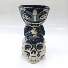 #AB7526; Ceramic tiki cup 395ml..