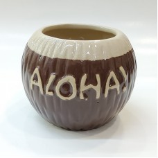 #AB7533; Ceramic tiki cup 425ml..