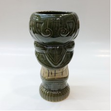 #AB7540; Ceramic tiki cup 300ml..