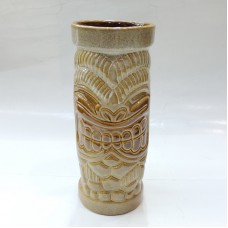 #AB7571; Ceramic tiki cup 375ml..