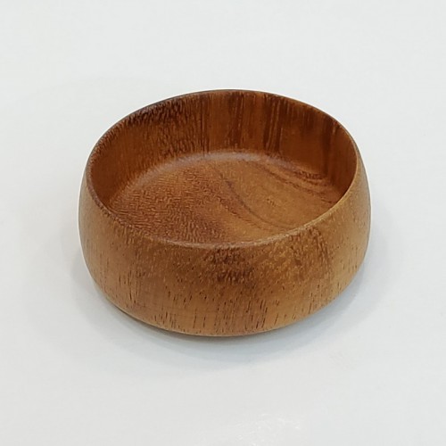 #AC0703;  Acacia wood bowl 7cm