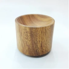 #AC0975H; Wooden cylinder plate 9cm ..