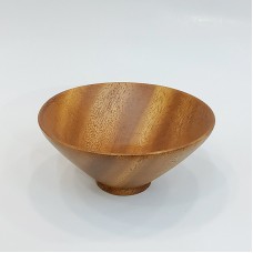 #AC11550W; Acacia wood bowl 11.5cm..