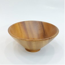 #AC13056W; Acacia wood bowl 13cm..