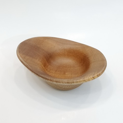 #AC13888W; Acacia wood bowl 13.8cm