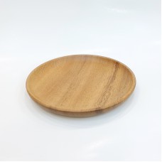 #AC15R; Acacia wood plate 15cm..