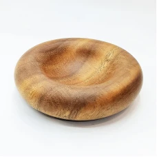 #AC165W; Wooden donut shape bowl 16cm  ..