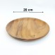 #AC20R; Acacia wood plate Rd. 20cm