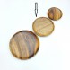 #AC20R; Acacia wood plate Rd. 20cm