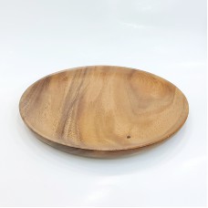 #AC20R; Acacia wood plate Rd. 20cm..