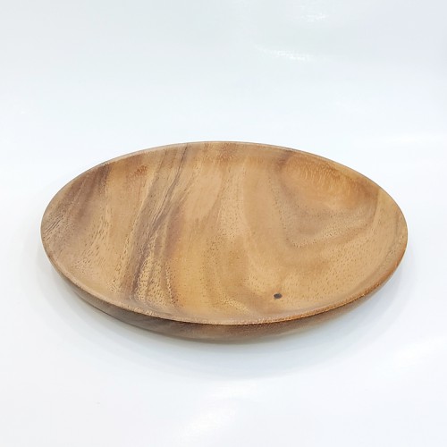 #AC20R; Acacia wood plate Rd. 20cm