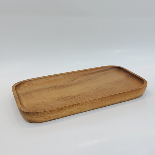 #AC2111; Acacia wood plate 21x11cm