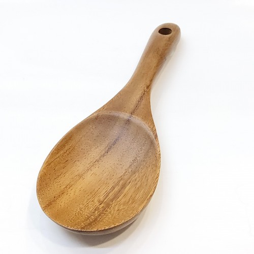 #AC2268S; Acacia wood salad spoon 22cm