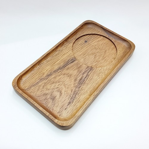 #AC2514; Acacia wood tray 25x14cm