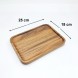 #AC2518; Acacia wood tray 25x18cm