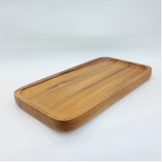 #AC2614; Acacia wood tray 26x14cm..